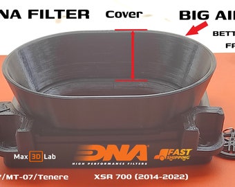 チューニング済みDNAフィルターエクステンダー改造キットとカバー MT-07/FZ-07/XSR テネレ 2022 防水・防塵機能なし