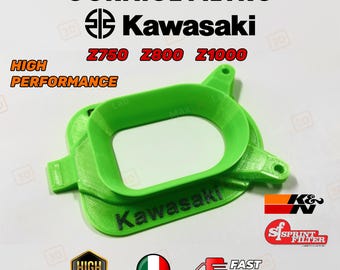改造エアフィルターフレーム KAWASAKI Z750/800/1000 スポーツフィルターカバー グリーンカラー