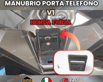 中央ハンドルバーブラケット 携帯電話ホルダー ホンダ フォルツァ 125 350 300 18-2023 Moto v1