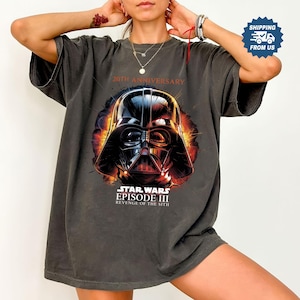 Comfort Colors Darth Vader 20th Tshirt, Revenge Of The Sith Unisex Tee, Jedi TShirt, Starwars Episode III Tee, Anakin Skywalker Shirt