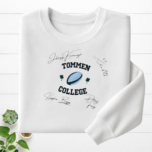 Boys of Tommen Embroidered Sweatshirt, Tommen Sports Hoodie, Johnny Kavanagh Pullover, Dark Academia Sweatshirt