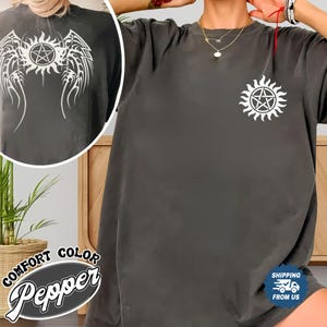 Comfort Colors Supernatural Tshirt, Supernatural Series Shirt For Fan, Winchester Brothers Tee, Dean Winchester, Movie Lover Shirt