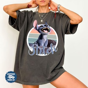 Comfort Colors Disney Stitch Tshirt, Ohana Means Family Tee, Lilo And Stitch Live Action Unisex Shirt, Disney Shirt For Fan