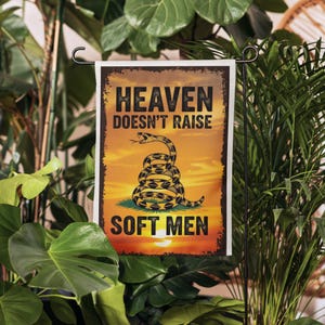 Don&#39;t Tread On Me Gartenfahne: Religiöses Dekor