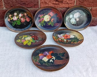 Porcelana vintage de Johan Laurentz Jensen / Plato decorativo de pared Grande Kopenhagen / Colección de decoración para el hogar Heralds of Floral Spring