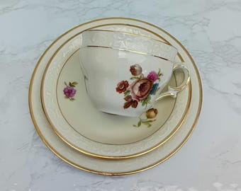 Copenhagen (kjøbenhavns Porcellains Maleri) Floral Vintage Cup and