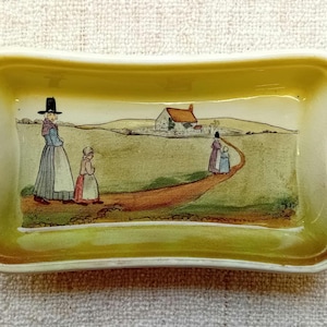 Royal Doulton Ring Pin Trinket Rectangular Dish 6.5&quot;