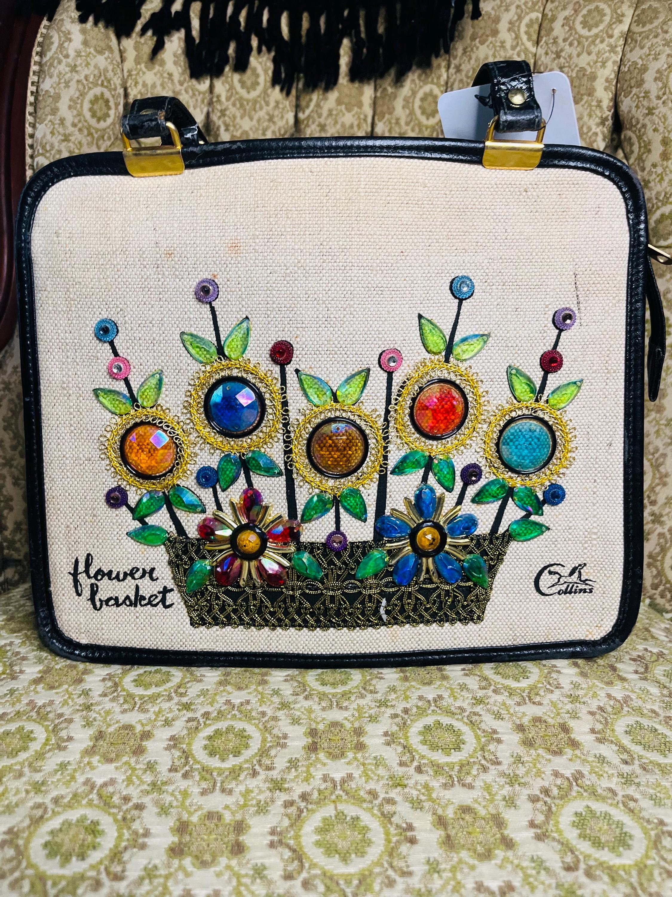 Enid Collins Flower Basket - Etsy