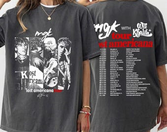 MGK Lost Americana Tour T-shirtdesign (digital nedladdning)