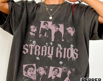 Stray Kids Shirt PNG | K-Pop Bootleg T-Shirt Design | Printable Shirt File | Digital Download