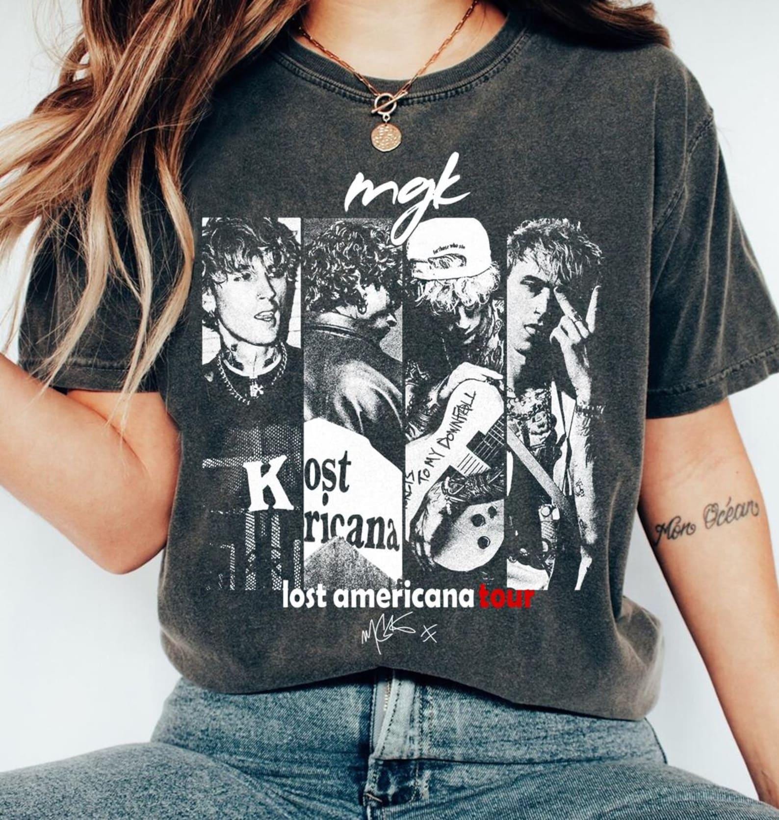MGK Lost Americana Tour PNG, Machine Gun Kelly Middle Finger Lost
