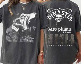 Peso Pluma Vintage 2 sided T-Shirt, Dinastia Graphic Tee, Sweatshirt, Hoodie