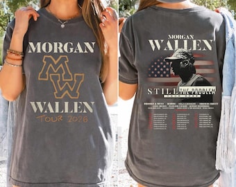 Camiseta de la gira de Morgan Wallen 2026, camiseta de música country