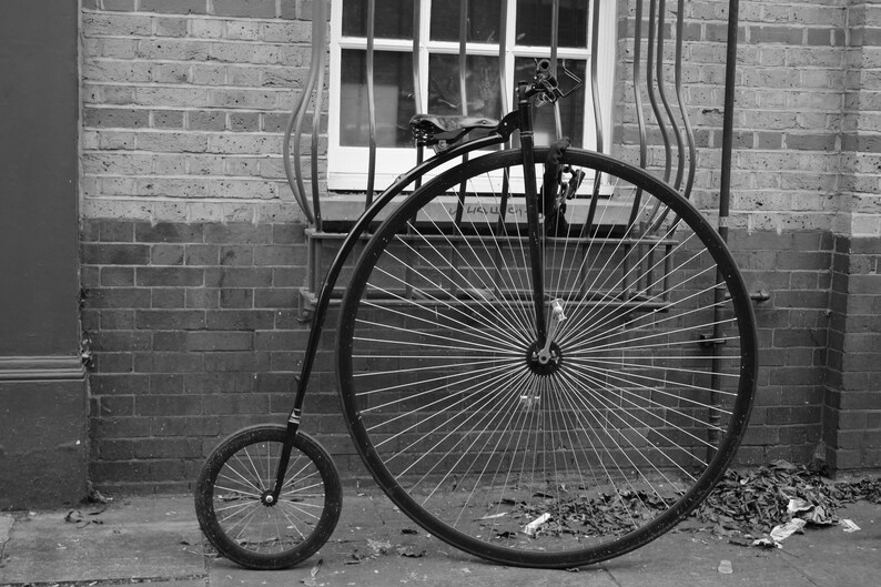 Victorian Penny Farthing Bicycle Photo - Etsy