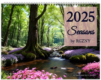 2025 Seasons Calendars by RGZNY (US & CA variant)