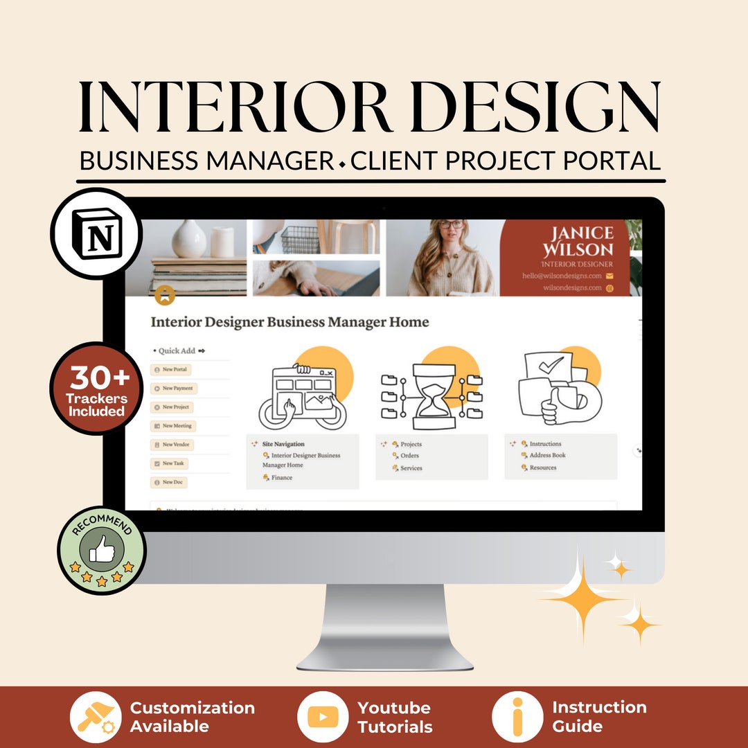Interior Designer Business Platform With Interior Design Project ...