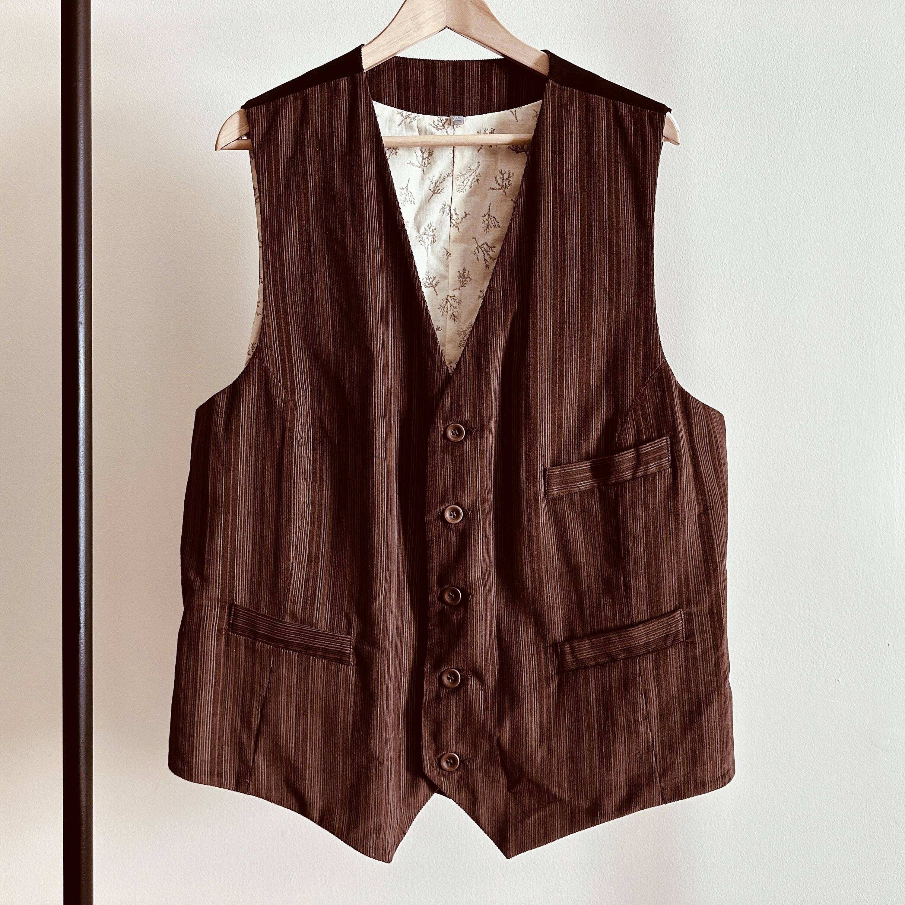 Mens Corduroy Vest - Etsy Mens Corduroy Vest - Etsy