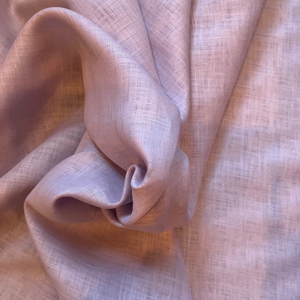 Light Purple Handkerchief Linen Fabric
