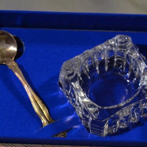 Vintage Westmorland Spoon and Salt Cellar
