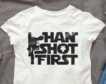 Han Shot d'abord, Star Wars SVG, T-shirt, SVG drôle, Han Solo, Skywalker, Cricut SVG Png Jpeg, Silhouette, téléchargement numérique de vecteur