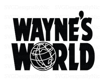 Waynes World SVG, Retro 90s Film, Garth, Wayne, Funny T-shirt, Cricut SVG, Png, Jpeg, Silhouette, Vector Digital Download