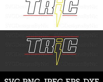 Tric Nightclub SVG, One Tree Hill, Gift, Cricut File, SVG, EPS, Png, Jpeg, Dxf, Vector Digital Download