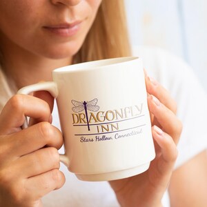 Gilmore Girls Mug Cup Gift Dragonfly Inn Stars Hollow SVG PNG Cricut