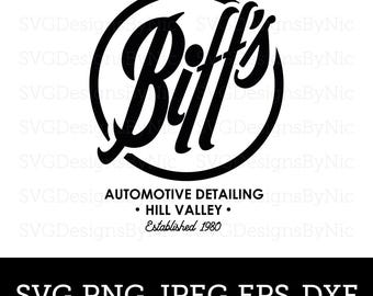 Back To The Future SVG, BTTF, Marty McFly, Doc Brown, Biff, Clipart, Retro, 80s Film, Cricut, Svg, Eps, Png, Jpeg, Dxf, Instant Download