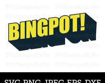 Brooklyn 99 SVG, Bingpot, B99, Holt, Peralta, Boyle, Santiago, New York, T-shirt Design, Cricut SVG, Png, Jpeg, Eps, Dxf, Instant Download