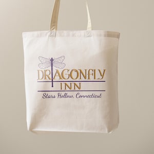 Gilmore Girls Tote Bag Dragonfly Inn Stars Hollow Gift SVG PNG Cricut
