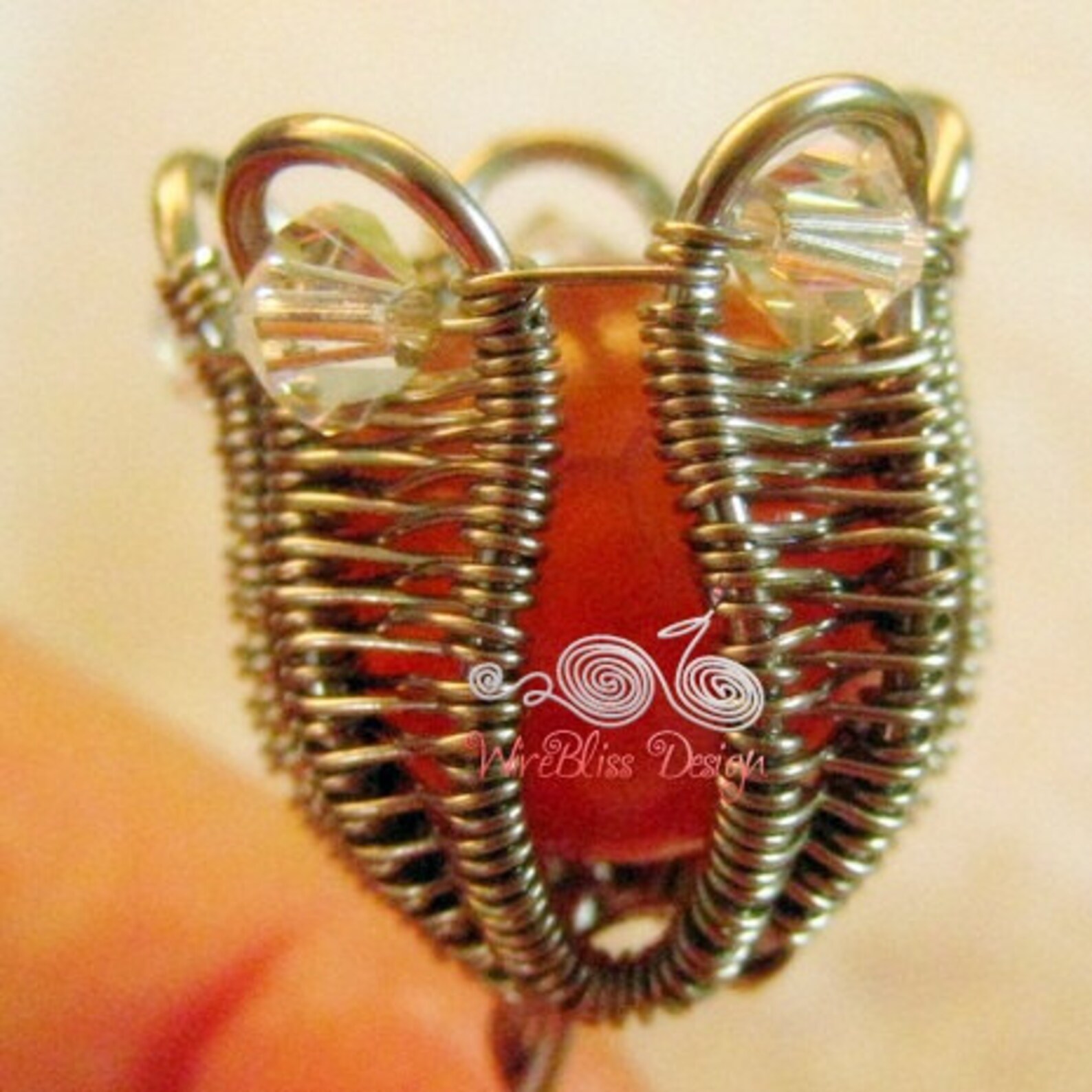 Wire Jewelry Tutorial Wire Wrapped Tulip Pendant Etsy