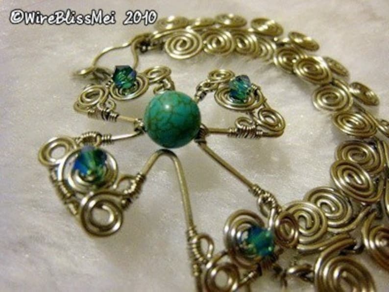 WIRE JEWELRY TUTORIAL Wire Wrapped Cross Pendant Etsy