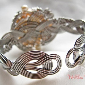 WIRE JEWELRY TUTORIAL Braided Wire Cuff Meet Me Halfway image 4