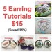 see more listings in the Earring Tutorial Package section