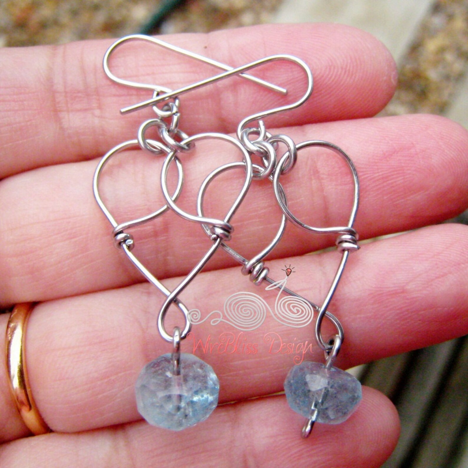 WIRE JEWELRY TUTORIAL Heart to Heart Earrings Etsy