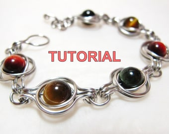 WIRE JEWELRY Tutorial - Twice Around The World (TAW) Wire Wrapped Bracelet