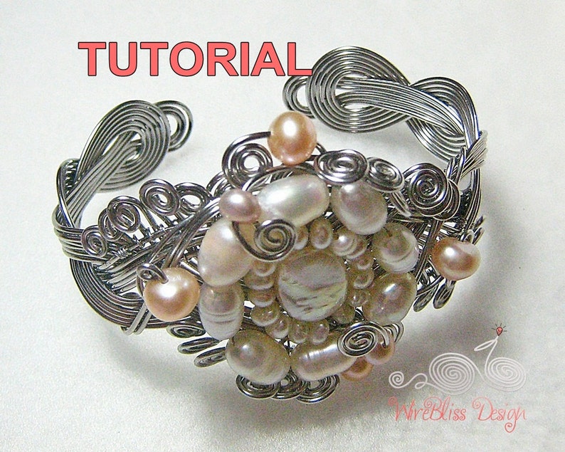 WIRE JEWELRY TUTORIAL Braided Wire Cuff Meet Me Halfway image 1