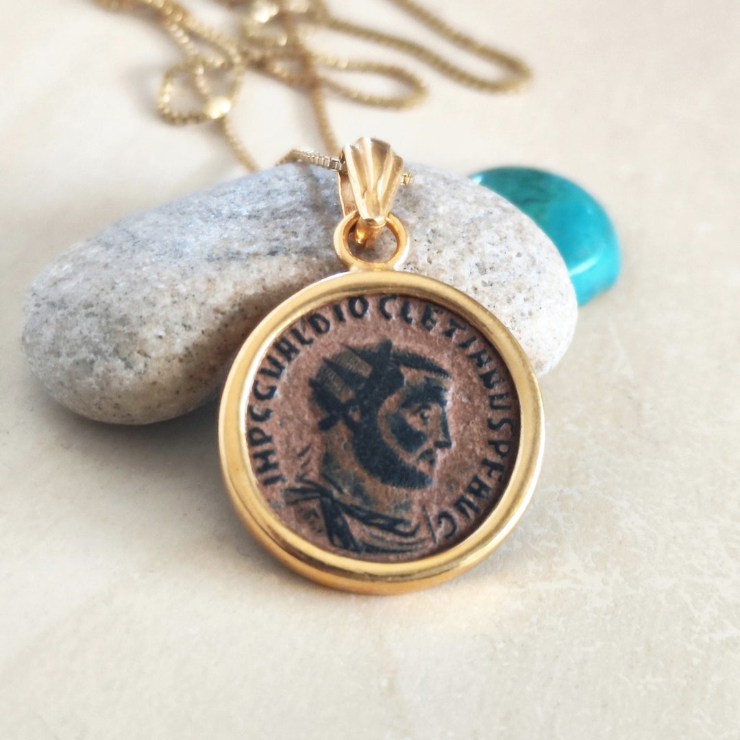 Roman Emperor Coin Necklace main image 0