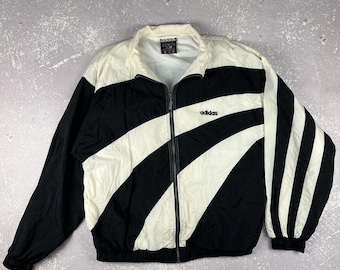 Vintage Adidas Originals Colorblock Windbreaker Jacket 80s