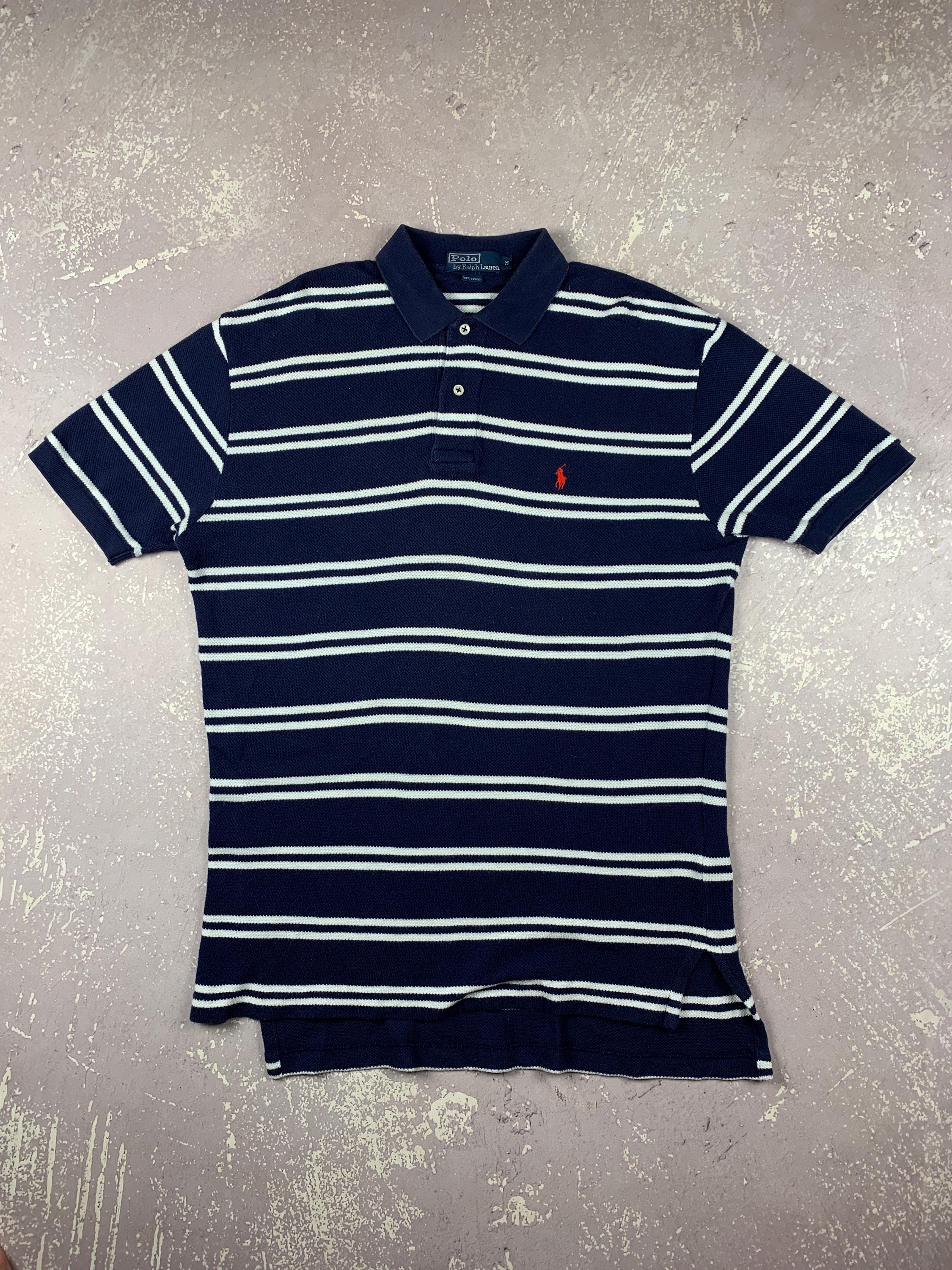 RARE Vintage 90s Polo Ralph Lauren Cotton Knit Chainmail Polo