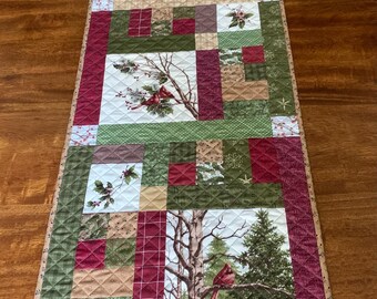 Cardinals Winter Table Runner