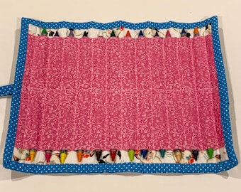Kitty Fabric Crayon Holder (24 count)