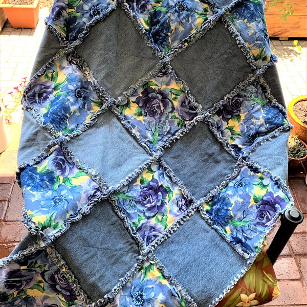 Blue Jean Quilt Etsy