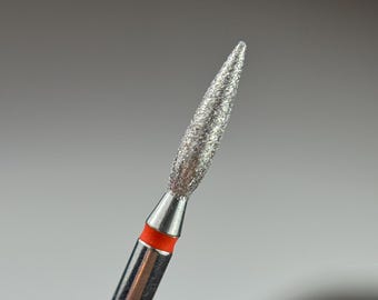 Broca para uñas Diamond Flame Tornado: grano fino, limpieza de cutículas