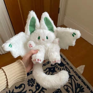 Peluche de conejo murciélago grande volador imagen 1