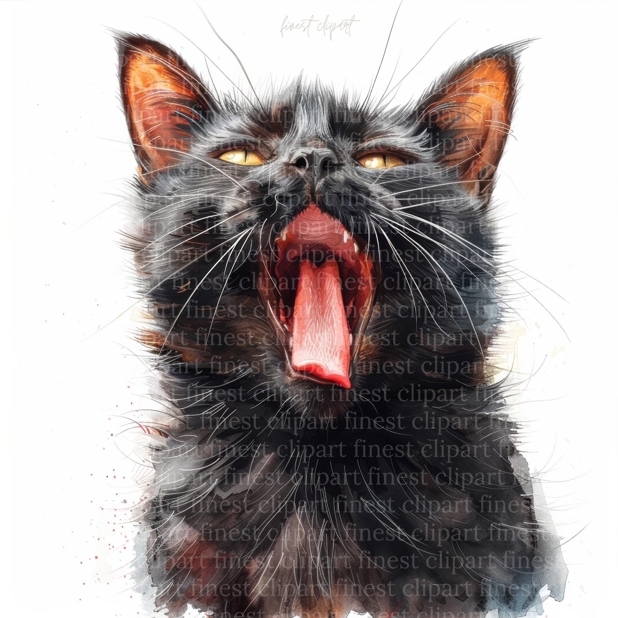 Raw Emotion, Pure Chaos”: 40 Dramatic Cats In The Middle Of Their Big Scene  | DeMilked, image size:2048x2048