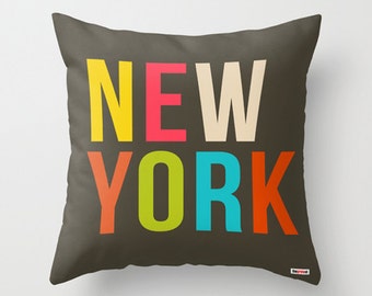 New York pillow cover -  Florida pillow - Boston pillow - Los Angeles pillow- souvenir pillow - America pillow - Christmas gift