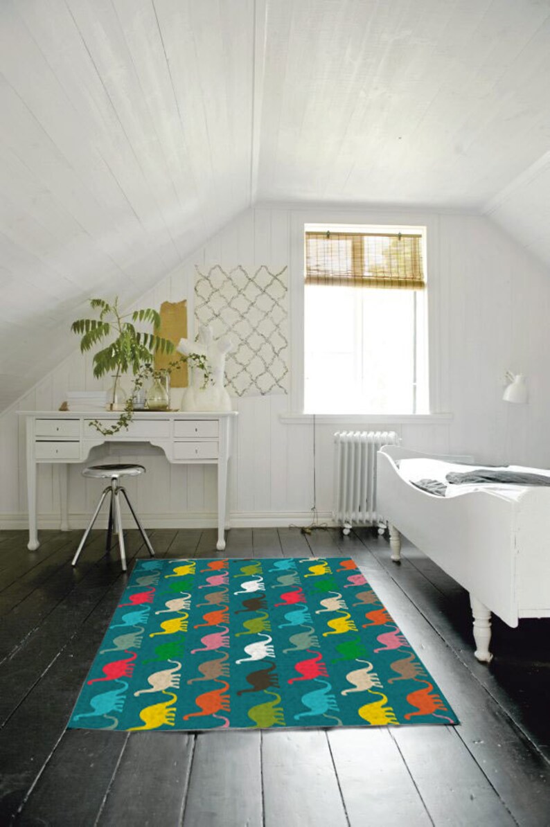 Nursery rug Dinosaur rug Kids Rug Boys Room Decor kids Etsy