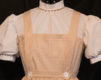 ADULT Size AUTHENTIC Reproduction SEPIA Dorothy Custom Costume Dress Cosplay