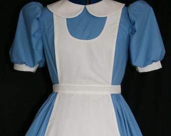 ALICE In WONDERLAND COSTUME Adult Size Custom Cosplay